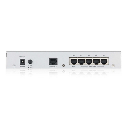Межсетевой экран и Wi-Fi контроллер Zyxel USG FLEX 100, 1xWAN GE, 1xOPT GE (LAN/WAN), 3xLAN/DMZ GE, 1xUSB3.0, AP Controller (8/24), NebulaFlex **