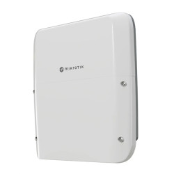 MikroTik RB5009UPR+S+OUToutdoor heavy-duty PoE router1x 2.5 Gigabit Ethernet, 10G SFP+, 1GB of RAM, 1GB NAND, modern quad-core CPU, 9 (!) powering options, durable IP66 waterproof enclosure.