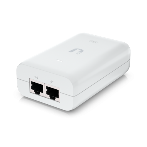 Ubiquiti U-POE-at - Gigabit PoE Adapter, 802.3at, 30W