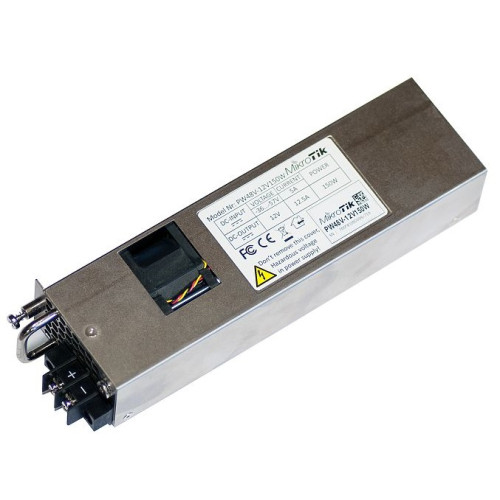 MikroTik Hot Swap 12V 150W -48V DC telecom power supply for CCR1072-1G-8S+