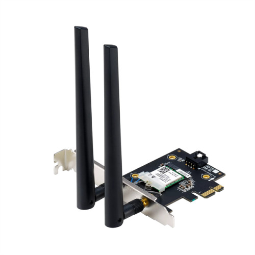 ASUS PCE-BE6500 // WI-FI 7 802.11be, 2882 + 688Mbps, PCI-E Adapter, 2 antenna