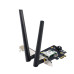 ASUS PCE-BE6500 // WI-FI 7 802.11be, 2882 + 688Mbps, PCI-E Adapter, 2 antenna