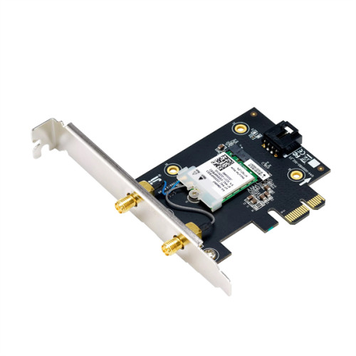 ASUS PCE-BE6500 // WI-FI 7 802.11be, 2882 + 688Mbps, PCI-E Adapter, 2 antenna
