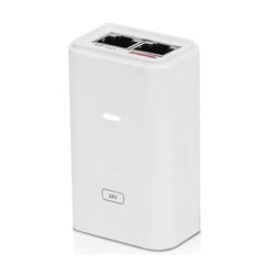 Ubiquiti POE-24-24W-G-WH, Gigabit PoE Injector, 24V/1A (24W), white