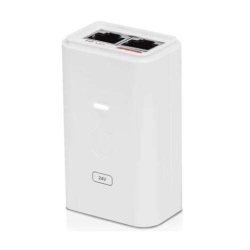 Ubiquiti POE-24-24W-G-WH, Gigabit PoE Injector, 24V/1A (24W), white