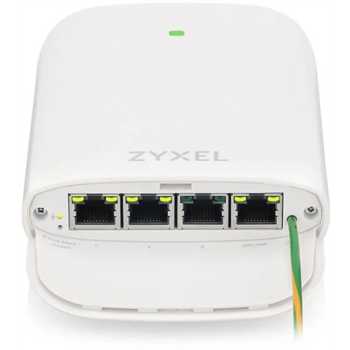 Уличный PoE удлиннитель Zyxel NebulaFlex PoE12-3PD, гигабитные порты (1 in PoE++, 3 out PoE+), IP55, бюджет PoE до 45 Вт