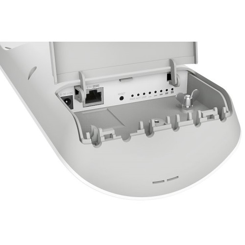 MikroTik mANTBox 2 12s with 12dBi 120 degrees 2.4Ghz sector antenna, Dual Chain 802.11bgn wireless, 600MHz CPU, 64MB RAM, 1x Gigabit LAN, PSU, POE, pole mount,  RouterOS L4