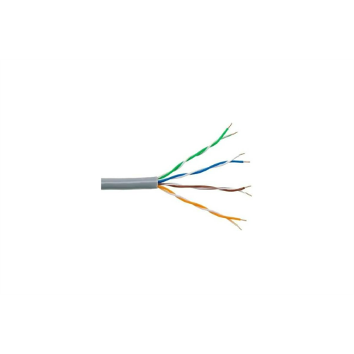 Кабель витая пара Bion BCL-U5451-101 U/UTP, кат.5e, 4x2x0,51мм AWG 24, CCA, одножильный, PVC, для внутренней прокладки, 305м, серый