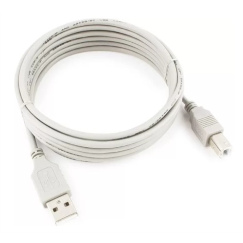 Cablexpert Кабель USB2.0, AM/BM, медь, Pro, 3м, серый, пакет