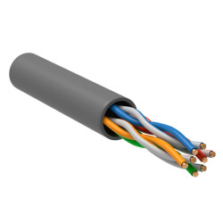 ITK Витая пара U/UTP 5E 4х2х24AWG LSZH серый (305м) РФ/Т