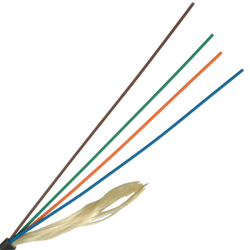 ВО кабель универсальный, Distribution, нг(А)-HF, 4 волокна, OM3, черный