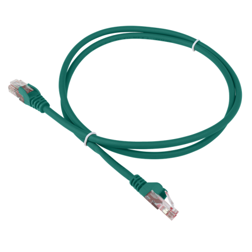 Патч-корд LANMASTER LSZH UTP кат.6, 0.3 м, зеленый