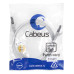 Cabeus PC-FTP-RJ45-Cat.5e-1m Патч-корд F/UTP, категория 5е, 2xRJ45/8p8c, экранированный, серый, PVC, 1м