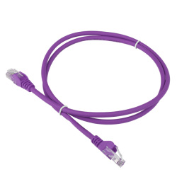 Патч-корд LANMASTER LSZH UTP кат.6, 0.5 м, фиолетовый