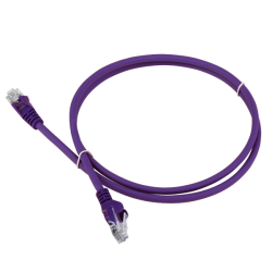 Патч-корд LANMASTER LSZH UTP кат.5e, 1.5 м, фиолетовый