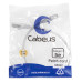 Cabeus PC-FTP-RJ45-Cat.5e-0.5m-LSZH Патч-корд F/UTP, категория 5е, 2xRJ45/8p8c, экранированный, серый, LSZH, 0.5м