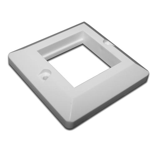 Лицевая рамка для настенной коробки, французский стандарт, 45x45