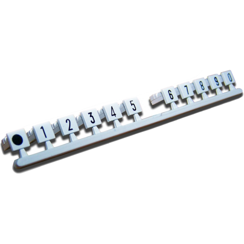 Комплект вставок с цифрами (1...0), серый