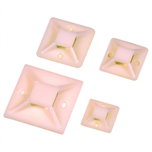 Самоклеящаяся площадка под стяжку, 30х30 мм, белая, 100 шт.