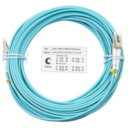 Cabeus FOP-50-LC-LC-15m Шнур оптический duplex LC-LC 50/125 mm OM3 15м LSZH