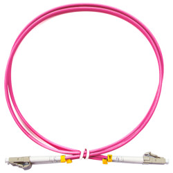 Cabeus FOP-50-OM4-LC-LC-0,5m Шнур оптический duplex LC-LC 50/125 mm OM4 0,5м LSZH