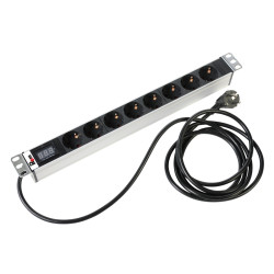 ЦМО Гор блок розеток Rem-16, 1х16A, амп, 8S, 19