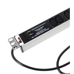 ЦМО Верт блок розеток Rem-16, 1х16A, фил, инд, 25C13, 1820мм, 42-48U, шнур 3м