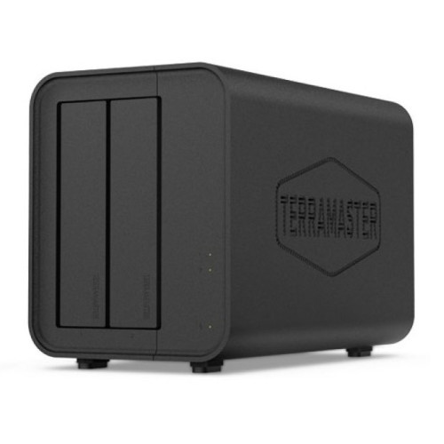TerraMaster D5 Hybrid DAS tower/ RAID 0, 1, JBOD, SINGLE/ up to (2xHDD + 3xM.2 SSD)/ 1xUSB3.2 Gen2/ 1xPS/ 1YW
