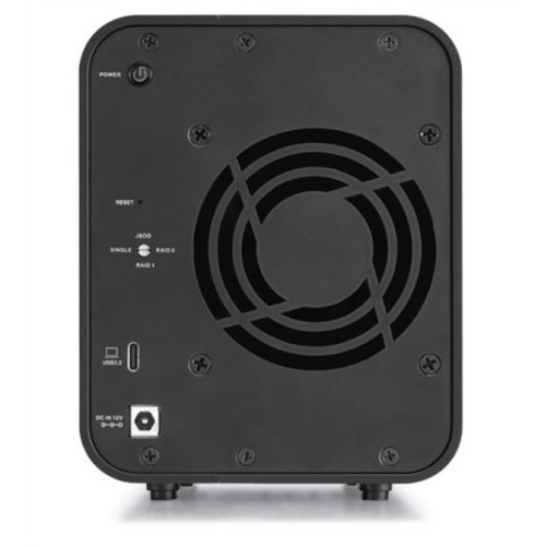 TerraMaster D5 Hybrid DAS tower/ RAID 0, 1, JBOD, SINGLE/ up to (2xHDD + 3xM.2 SSD)/ 1xUSB3.2 Gen2/ 1xPS/ 1YW