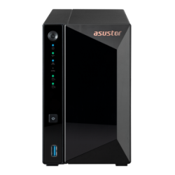 ASUSTOR AS3302T V2 2-Bay NAS/MPl/ARM64 64-bit 1.7GHz/2GBDDR4/noHDD,LFF(HDD,SSD),/1x2.5GbE(LAN)/3xUSB3.2
