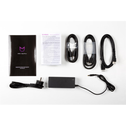 IRBIS SMARTVIEW 24 23.8'' LED Monitor 1920x1080, 16:9, IPS, 300 cd/m2, 1300:1, 3ms, 178°/178°, USB-C3.1 (65W),HDMI, DP, USB 2.0x2,Audio out, Speak,100Hz, Tilt,Height,Swivel,Pivot,внеш.бп, Black 3y (Ch