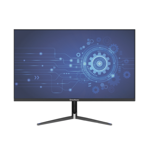 Kraftway KraftView 23.8'' LED Monitor 1920x1080, 16:9, IPS, 250 cd/m2, 1000:1, 5ms, 178°/178°, VGA, HDMI, DP, 60Hz, speak,наклон, внутр. бп.  Black МИНПРОМТОРГ (МПТ) 1г