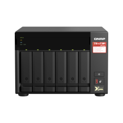 QNAP SMB QC 2,2GhzCPU/8Gb(upto64Gb)/upto 6HDD, upto 22 with TL-D800S/SATA(3,5'')/ 4xUSB3.2/2xExp.slot/2x2,5Gb/iSCSI/1xPS/3YW TS-673A-8G-EU-RU