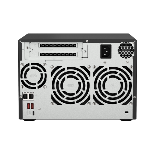 QNAP SMB QC 2,2GhzCPU/8Gb(upto64Gb)/upto 6HDD, upto 22 with TL-D800S/SATA(3,5'')/ 4xUSB3.2/2xExp.slot/2x2,5Gb/iSCSI/1xPS/3YW TS-673A-8G-EU-RU