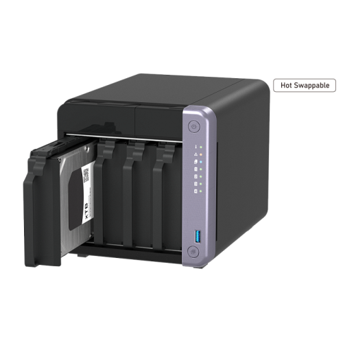 QNAP SMB QC 2GhzCPU/4Gb/upto 4HDD, up to 20 with TL-D1600S/SATA(3,5
