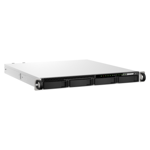 QNAP ENTERPRISE 1U/9bay 4C 3,4GhzCPU/16Gb(upto128Gb)/upto 265HDD with TL-R1620Sep-RP/4xUSB3.2/1xExp.slot/2x2,5Gb 2x10Gb(BASE-T) /iSCSI/2xPS/no rail(RAIL-B02)/5YW TS-h987XU-RP-E2334-16G-EU-RU