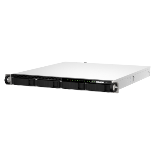 QNAP ENTERPRISE 1U/9bay 4C 3,4GhzCPU/16Gb(upto128Gb)/upto 265HDD with TL-R1620Sep-RP/4xUSB3.2/1xExp.slot/2x2,5Gb 2x10Gb(BASE-T) /iSCSI/2xPS/no rail(RAIL-B02)/5YW TS-h987XU-RP-E2334-16G-EU-RU