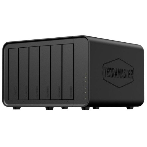 TerraMaster F6-424 tower NAS QC 3,4Ghz/8Gb(32)/TRAID,JBOD,RAID0,1,10,5,6/up to 6 HDD SATA(3,5' or 2,5')/2xM.2 2280 NVMe/2xUSB/HDMI/2x2,5GbE RJ-45/iSCSI/1xPS/1YW