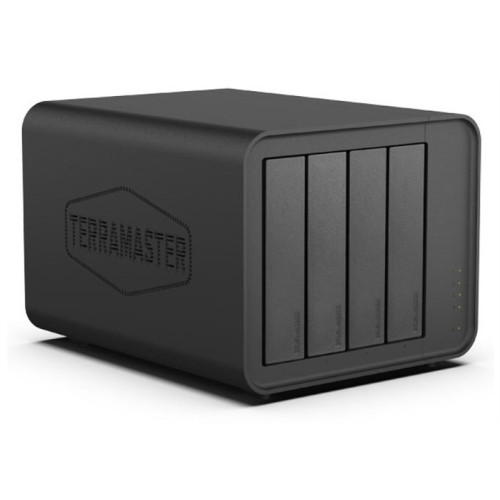 TerraMaster F4-212 tower NAS QC 1,7Ghz/2Gb/TRAID,JBOD,RAID0,1,10,5,6/up to 4 HS SATA(3,5' or 2,5')/2xUSB/1xGbE RJ-45/iSCSI/1xPS/1YW