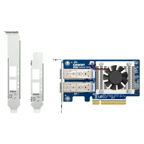 QNAP Expansion Card QXG-25G2SF-E810 PCIe Gen4 x8, 2x25GbE(SFP28)