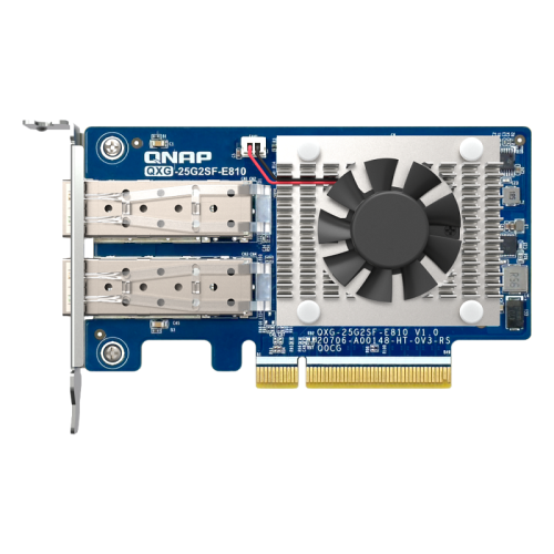QNAP Expansion Card QXG-25G2SF-E810 PCIe Gen4 x8, 2x25GbE(SFP28)
