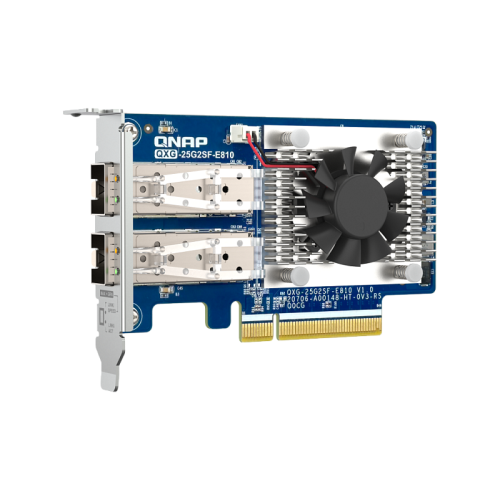 QNAP Expansion Card QXG-25G2SF-E810 PCIe Gen4 x8, 2x25GbE(SFP28)