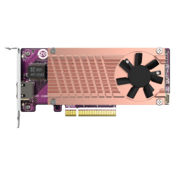 QNAP Expansion card QM2-2P10G1TB 2x2280\22110 NVMe SSD, 1x10Gb(RJ-45)