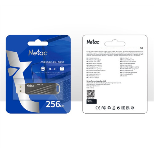 Netac US11 256GB USB3.2+TypeC Dual Flash Drive