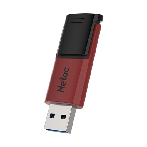 Netac U182 Red 64GB USB3.0 Flash Drive, retractable