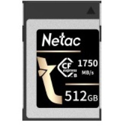 Netac CF2000 CFexpress™ PCIe Gen 3x2 Type B cards 512GB, R/W up to 1750MB/1650MB/s