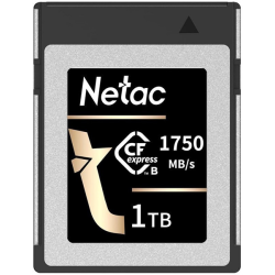Netac CF2000 CFexpress™ PCIe Gen 3x2 Type B cards 1TB, R/W up to 1750MB/1650MB/s