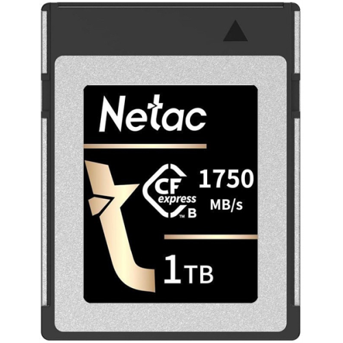 Netac CF2000 CFexpress™ PCIe Gen 3x2 Type B cards 1TB, R/W up to 1750MB/1650MB/s
