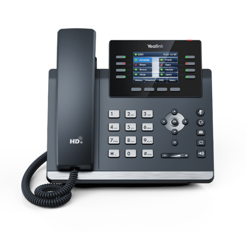 YEALINK SIP-T44U, 12 аккаунтов, 2 порта USB, цветной экран 2.8