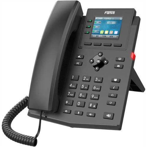 Fanvil 2 Wire Phone Energy-saving mode 6 Parties conference 3 Line Key HD voice 4 SIP Line Back light Opus+IPV6 PSU